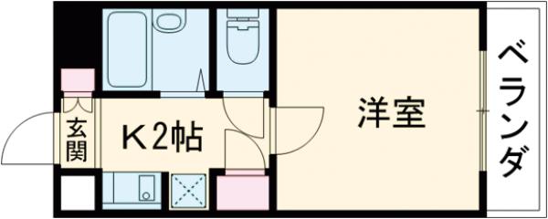 共立リライアンス豊田Cの間取り