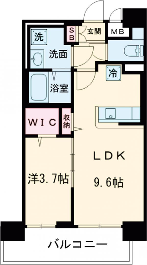 SAKURA天神の間取り