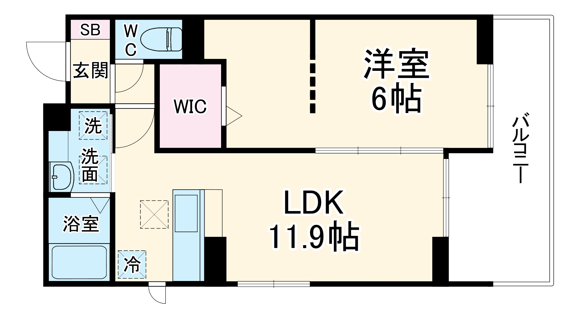 グランヴィルの間取り