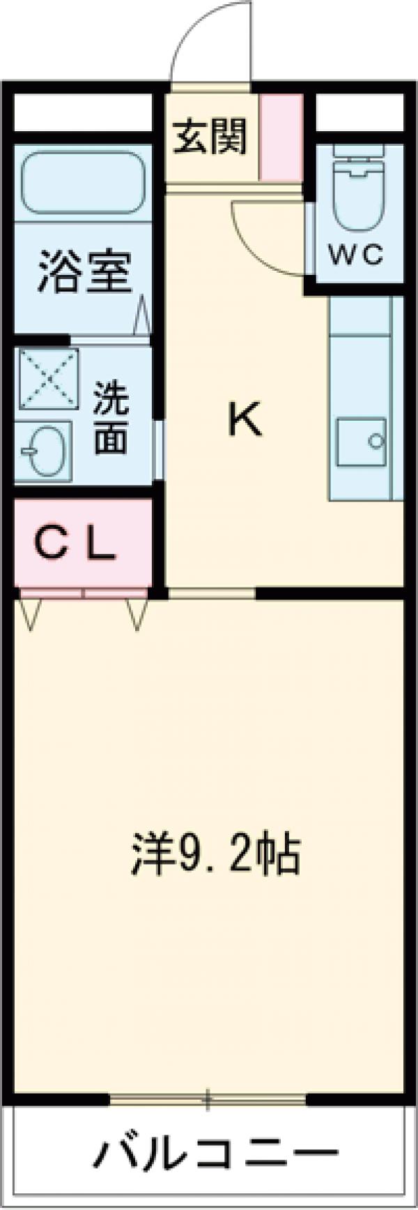 レナジア水戸の間取り
