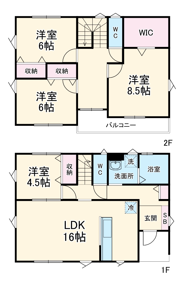 アンジールⅢの間取り