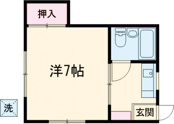 白金荘の間取り