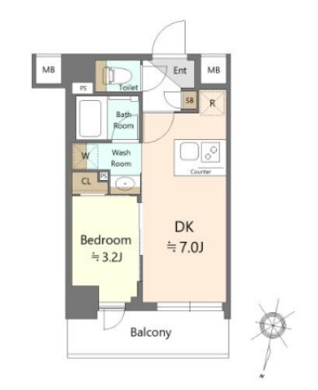 SHOKEN Residence西馬込の間取り
