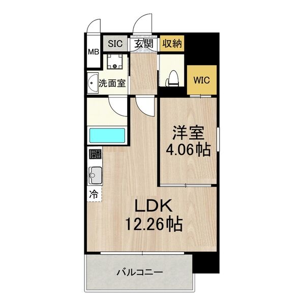レオングラン本町橋の間取り