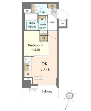 SHOKEN Residence西馬込の間取り