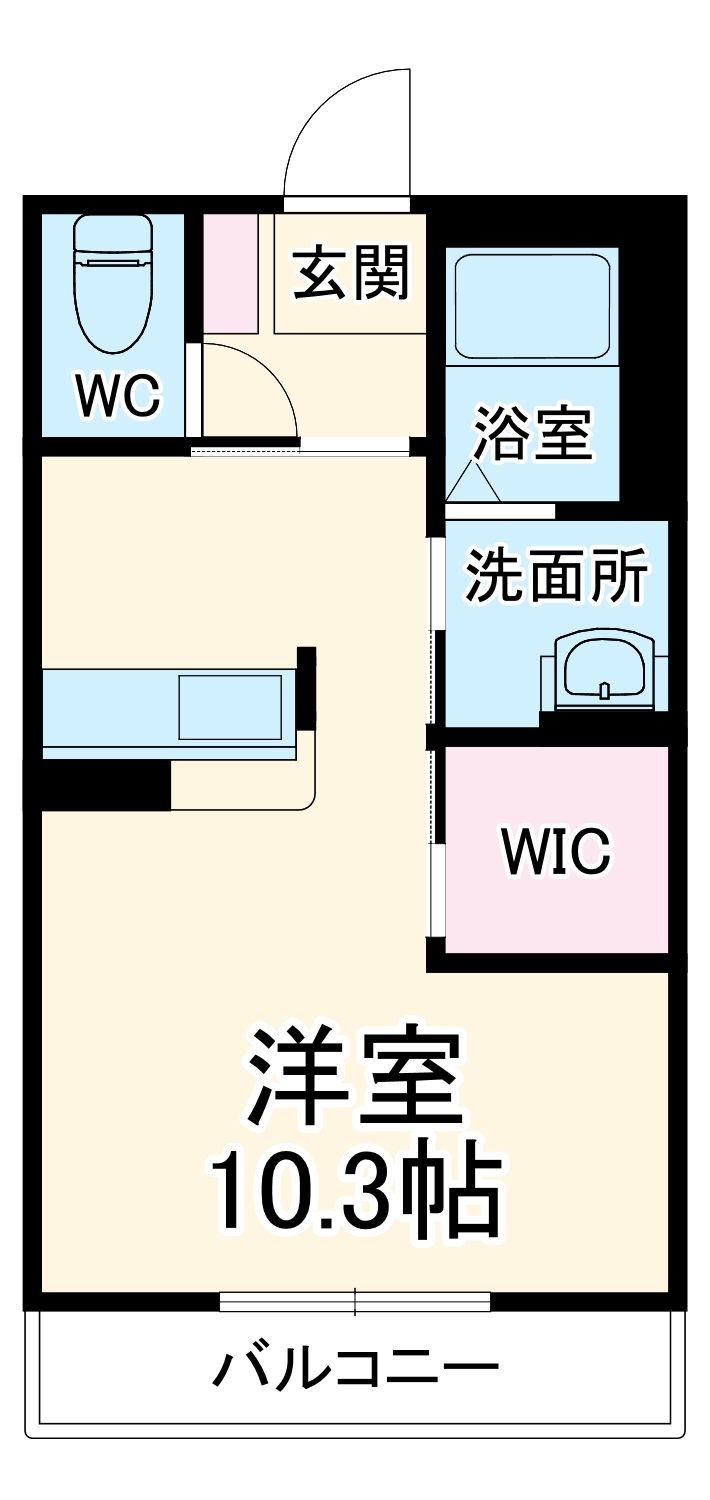 ドミール橋本の間取り