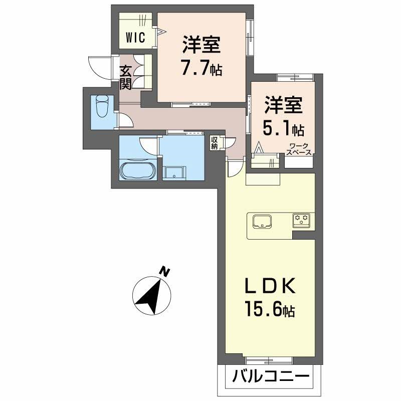 シャーメゾンArtsyの間取り