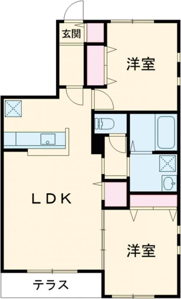 仮称)Novガーデンハウス谷田部 Fの間取り