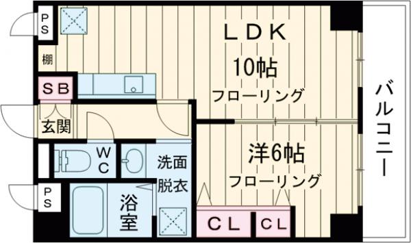 平尾弐番街ビルの間取り