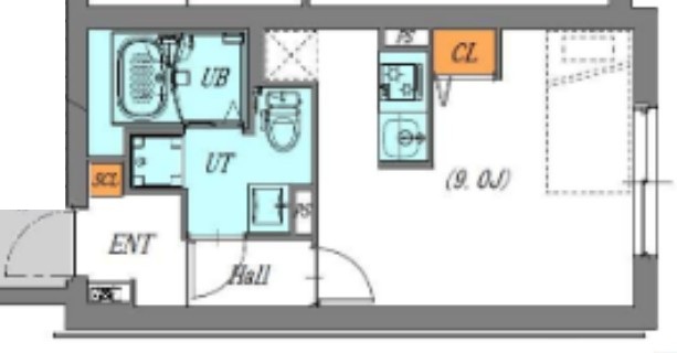 LUORE文京本駒込の間取り