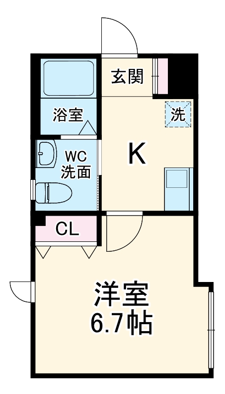 アークニュー相模原の間取り