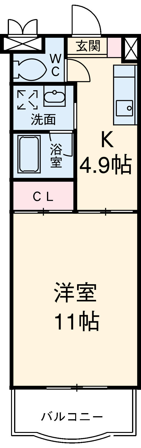 アソシエの間取り