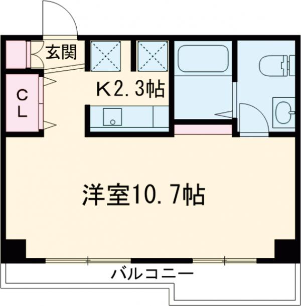 カルム福岡東の間取り