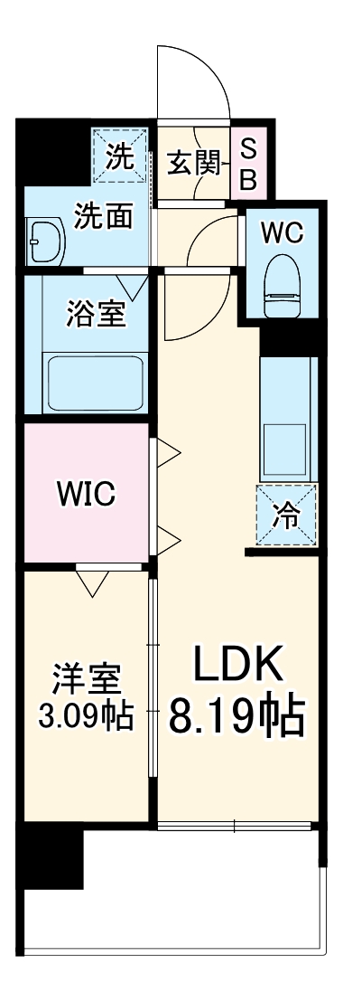 WORVE吹田江坂の間取り