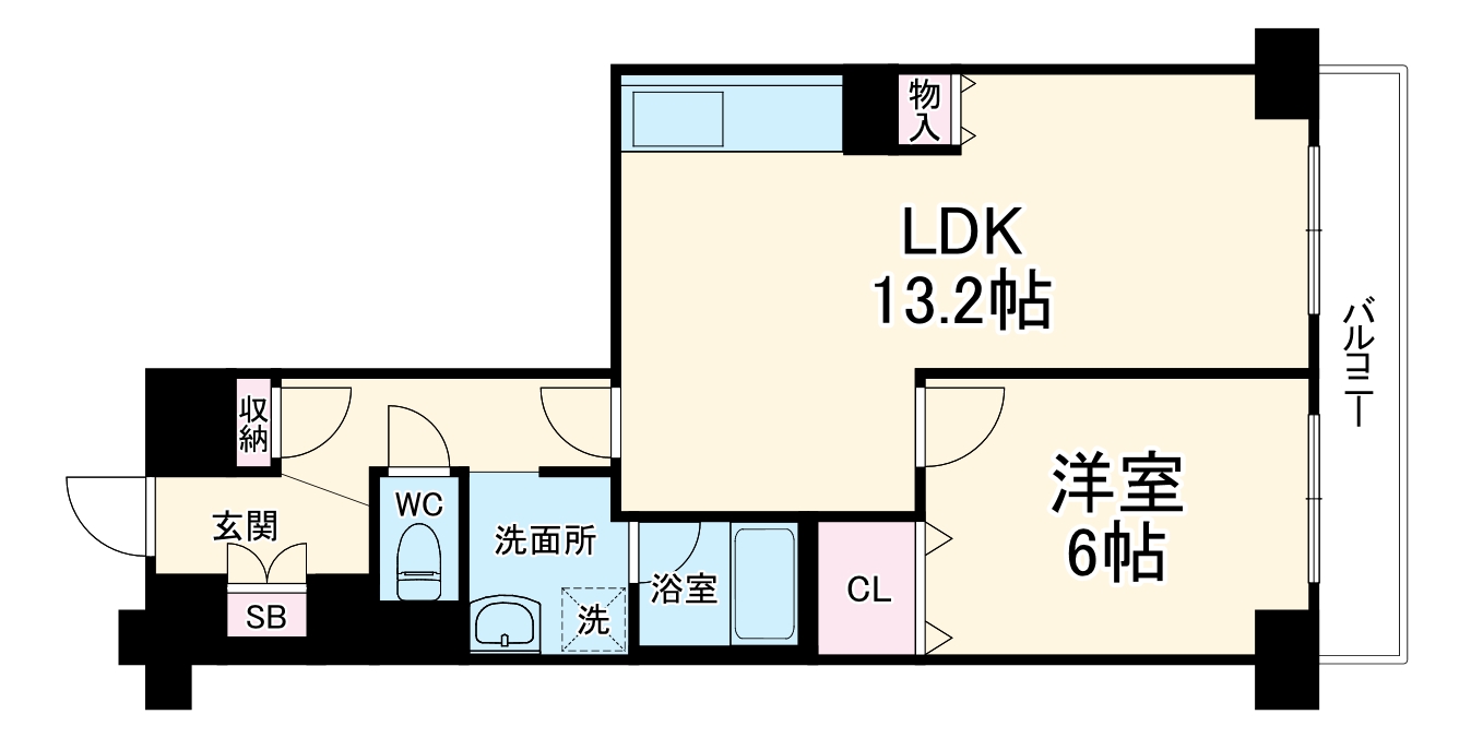 大淀町スカイハイツの間取り