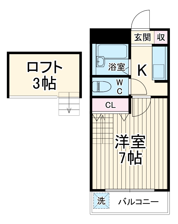 プラム常盤平の間取り
