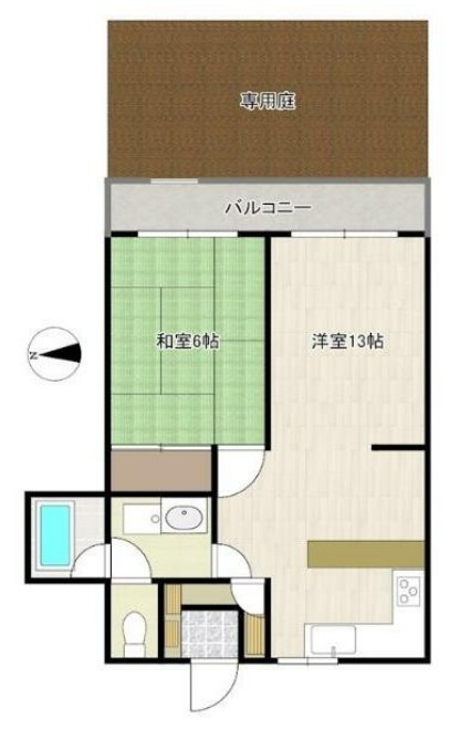 キャニオンコープ第2千歳船橋の間取り