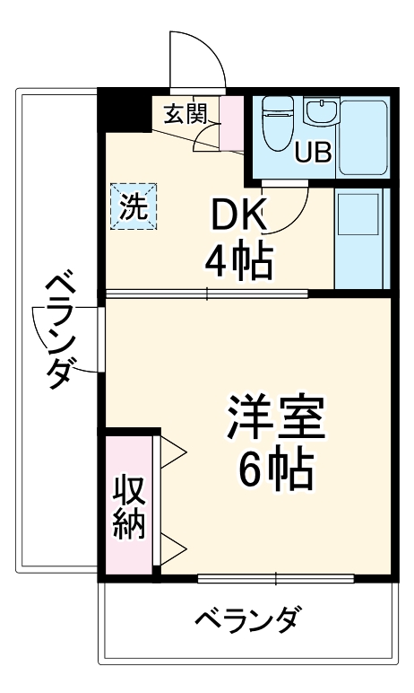 ウッドビレッジ旗の台の間取り