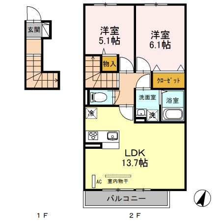 ブリリアント・レイの間取り