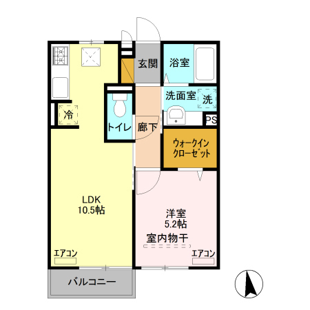 ブライトグローブ Sの間取り