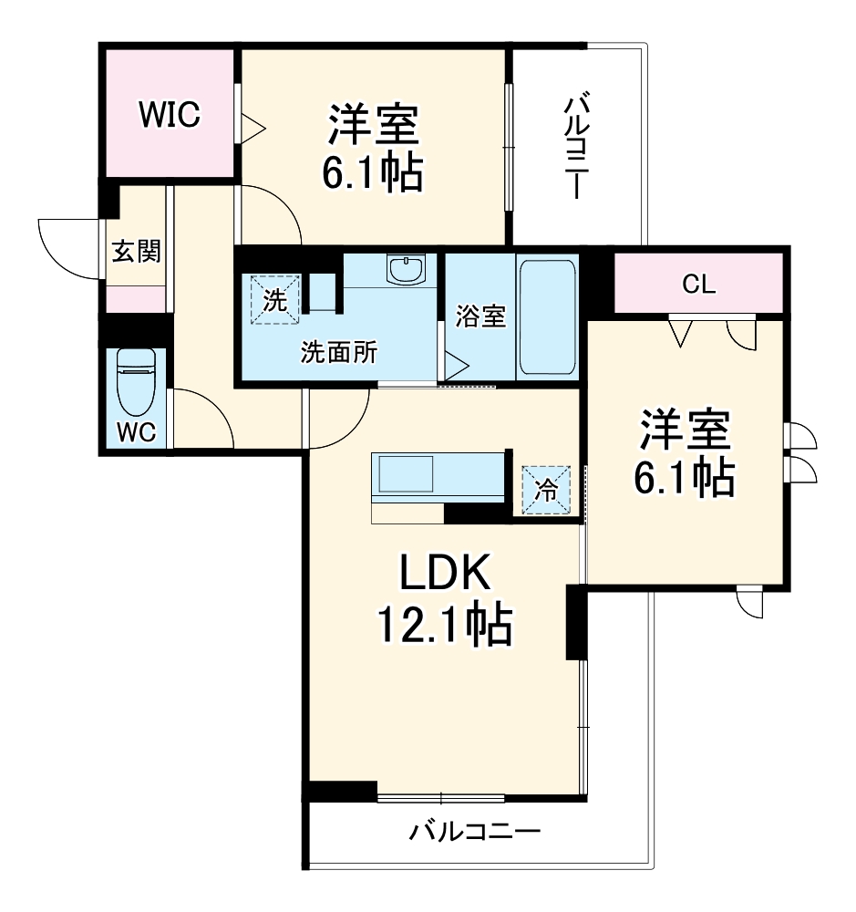 すずらんの間取り