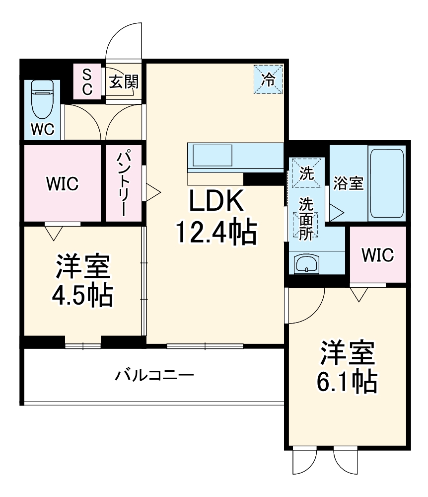 すずらんの間取り