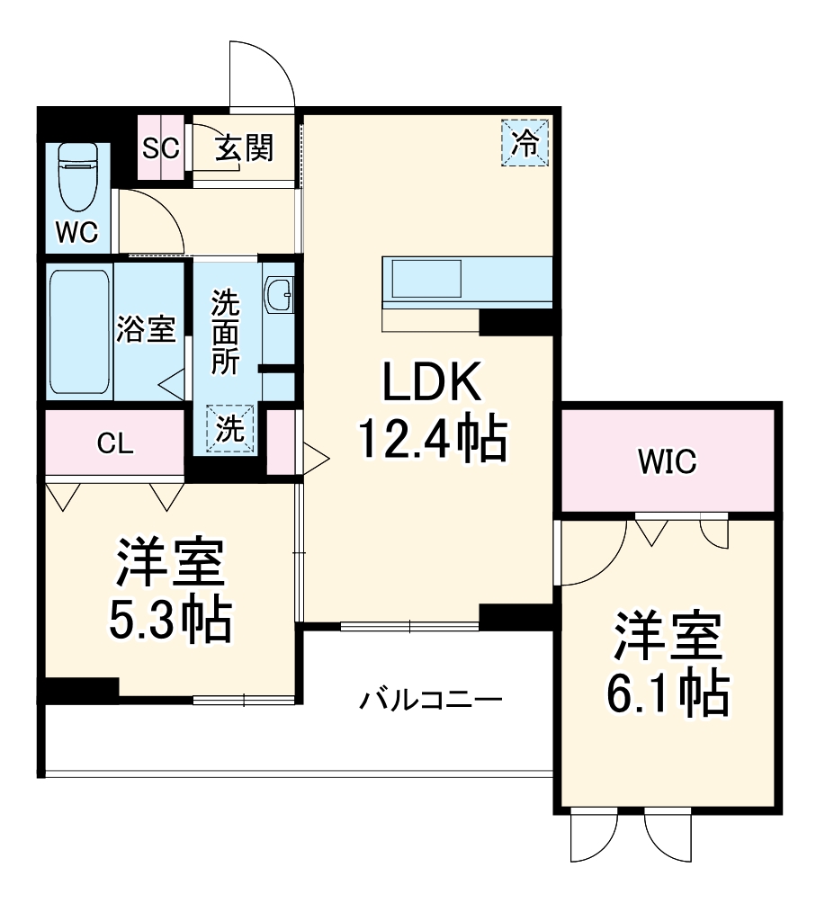 すずらんの間取り