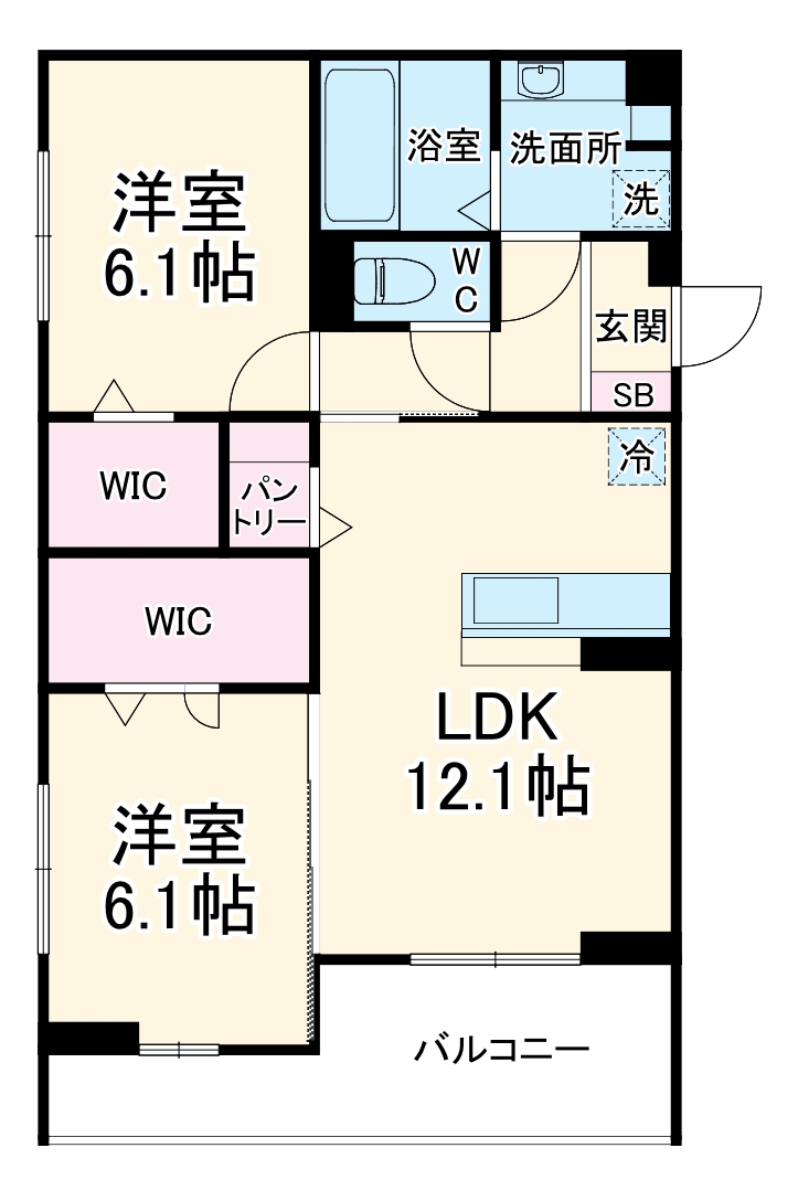 すずらんの間取り