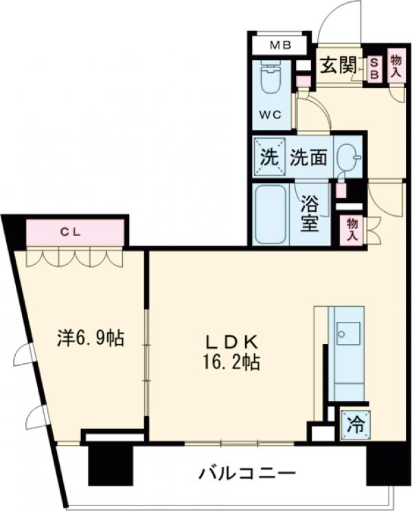 パークハビオ渋谷本町レジデンスの間取り