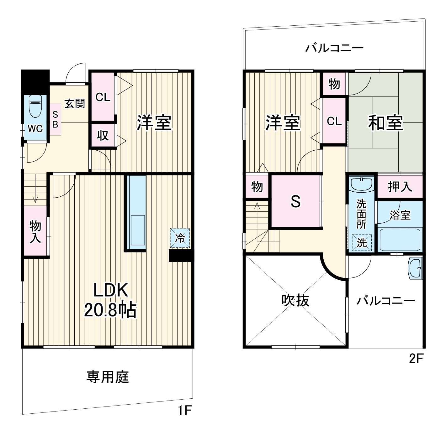 アダージョ北垣内の間取り