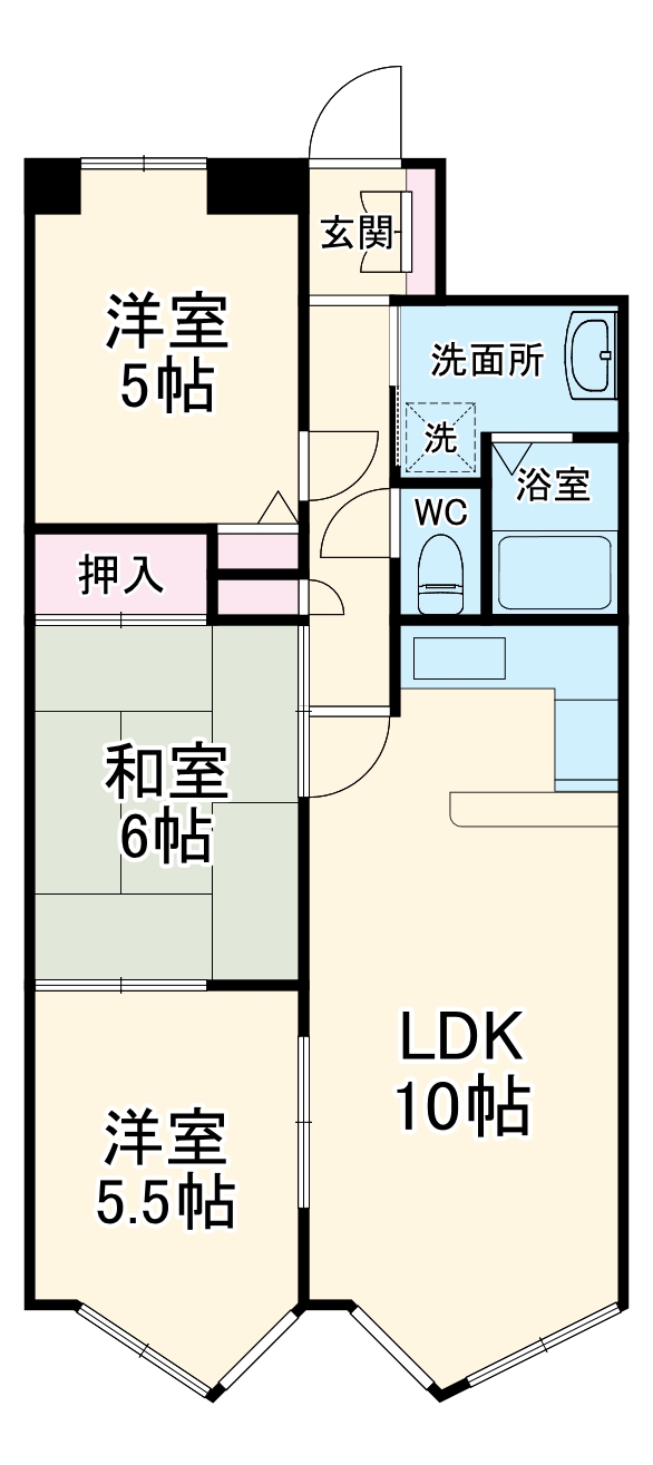 ロックプラザ橋本の間取り
