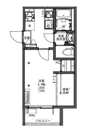 KEIAI RESIDENCE 久米川の間取り