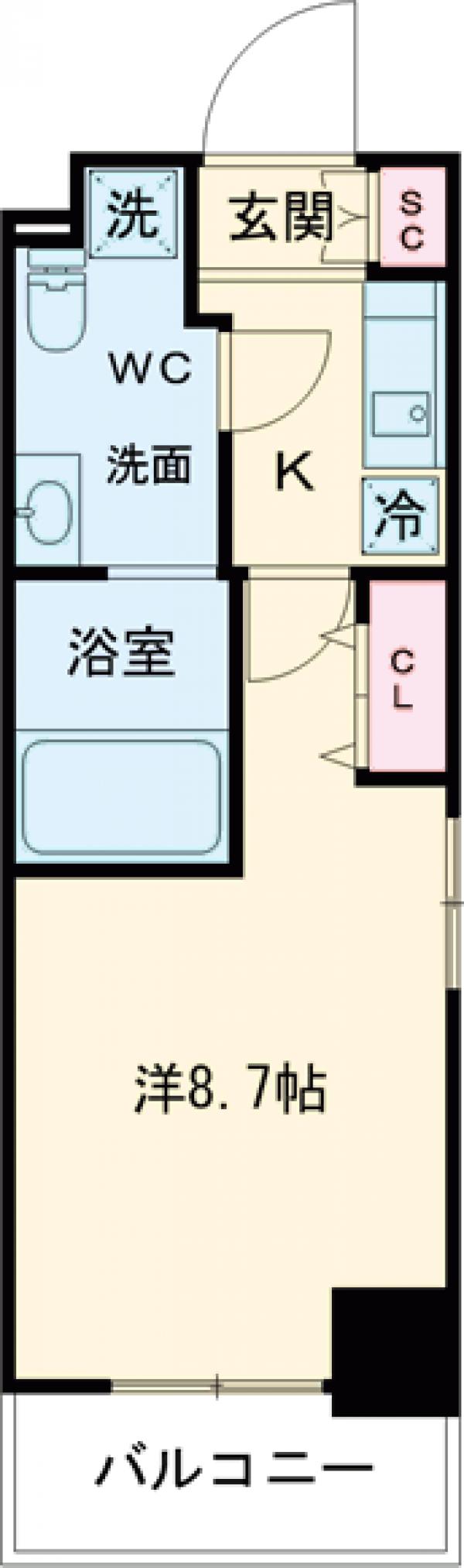 グランカーサ東中野の間取り
