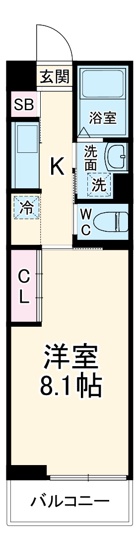 リブリ・Eminence小向の間取り