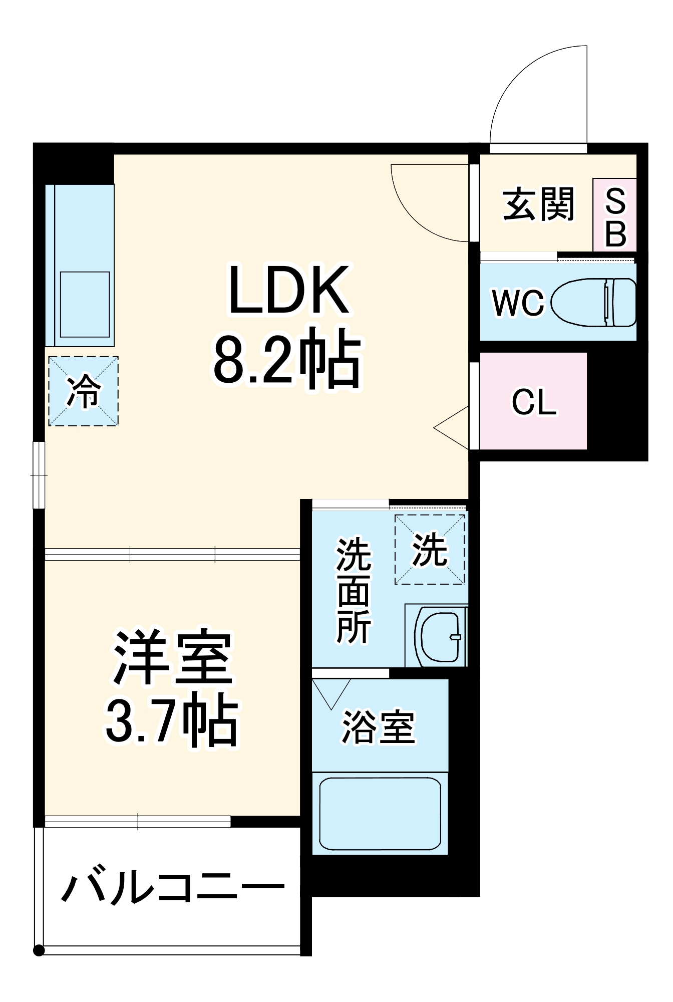 フォレスト大和田の間取り