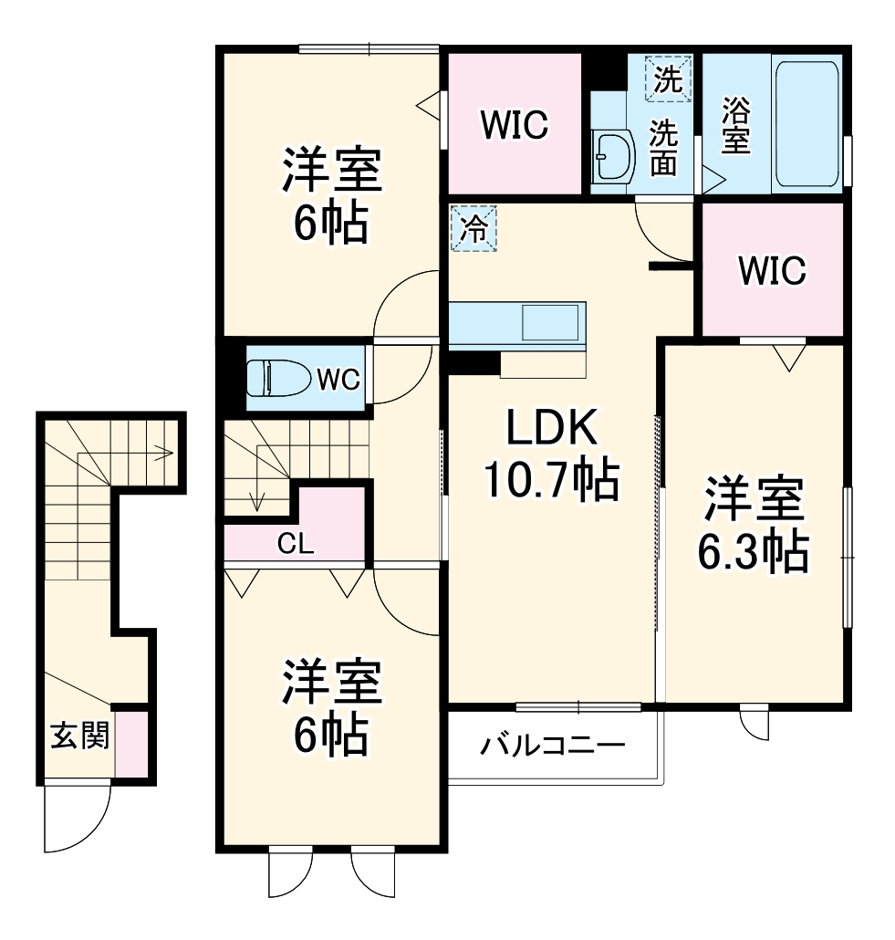 サンセールの間取り