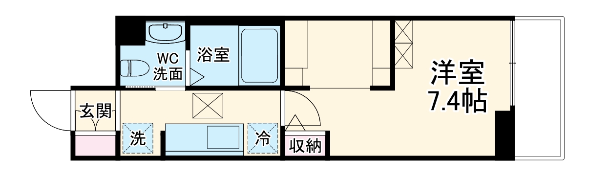 アクシーズ南浦和の間取り