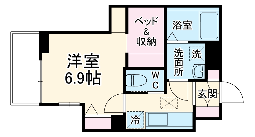 アクシーズ南浦和の間取り