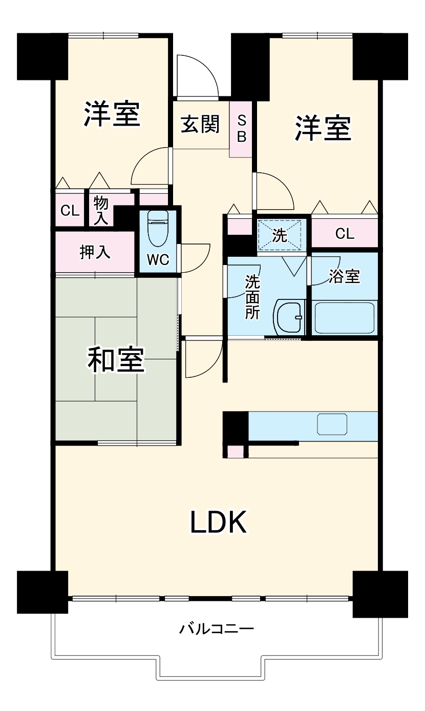 ライオンズプラザ大宮の間取り