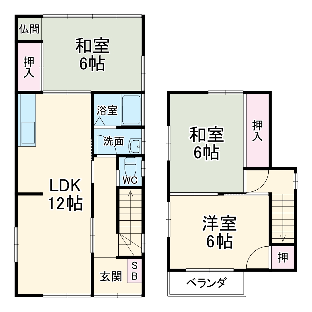 江南市藤宮戸建の間取り