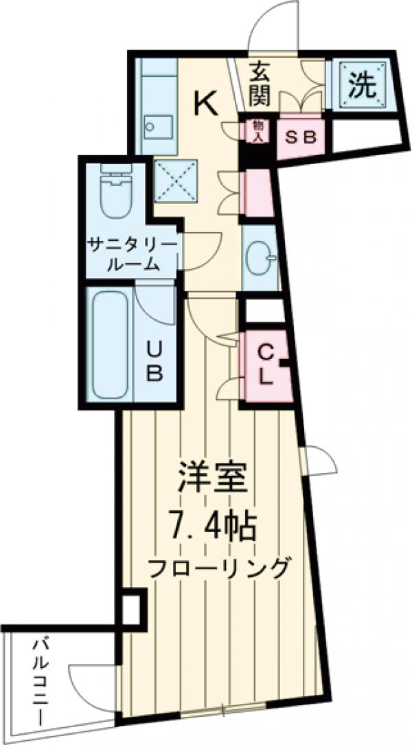 グランドコンシェルジュ用賀アジールコートの間取り