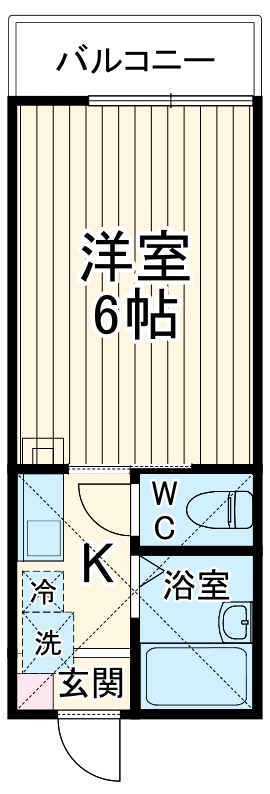 モンステラみのわの間取り