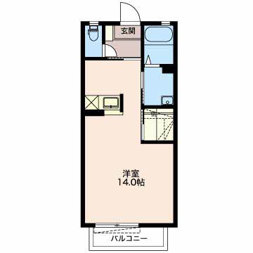 エスポワール下奈良の間取り