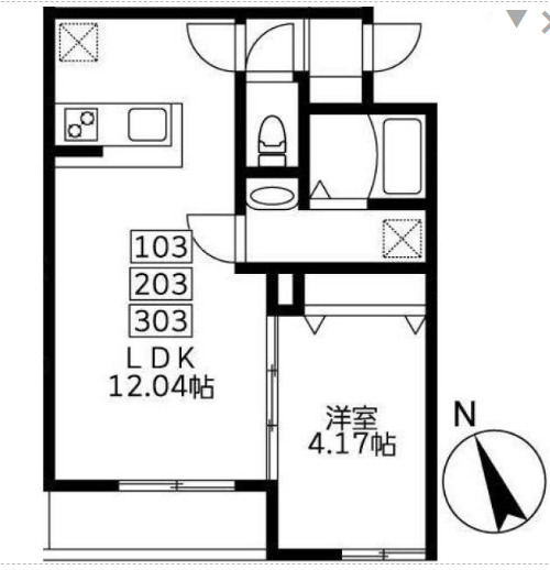 (仮称)ミリアビタ長洲の間取り