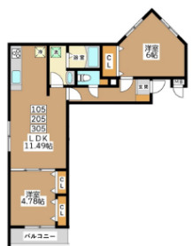 (仮称)ミリアビタ長洲の間取り