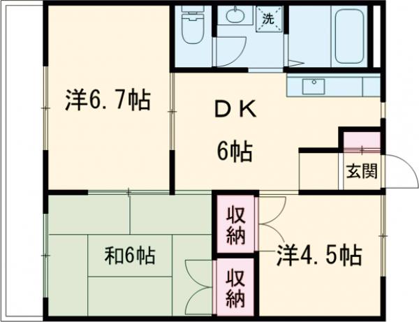 レルヘンホフⅠの間取り