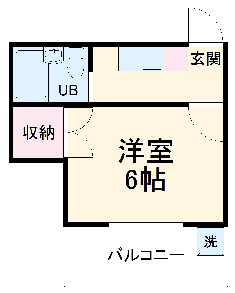 ハイツブラザーⅠの間取り