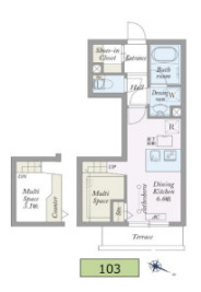 MyStylevintage八王子万町の間取り