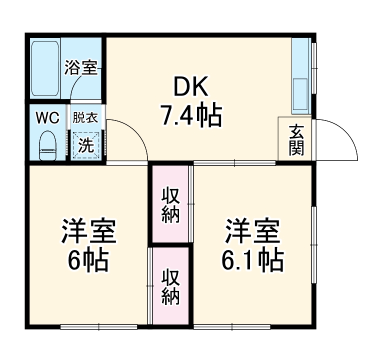 コーポ原田の間取り