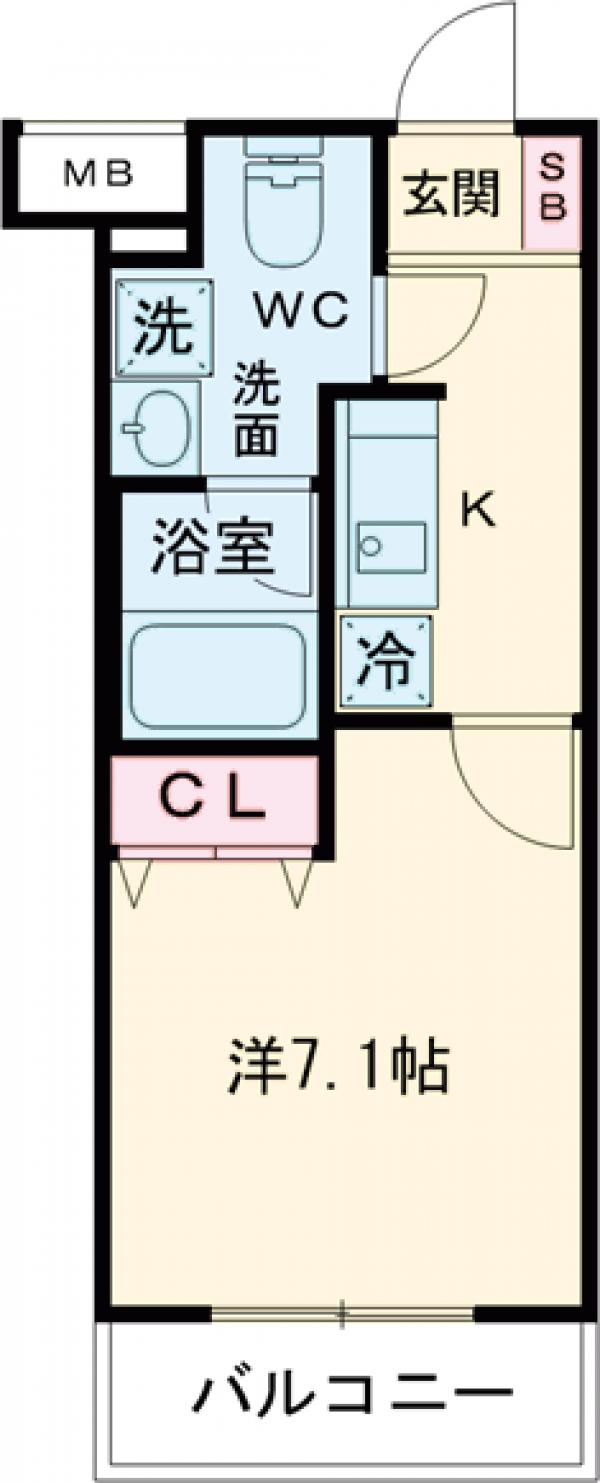 クレヴィスタ成増Ⅱの間取り